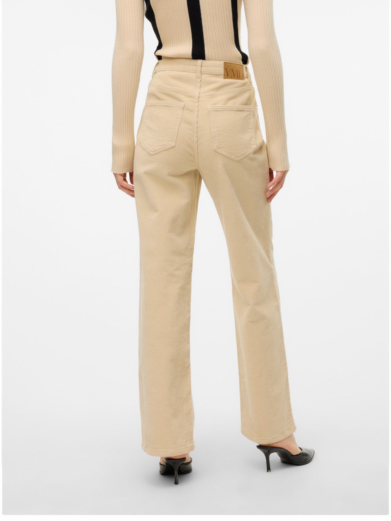 VMTESSA Hohe Taille Weit geschnitten Jeans