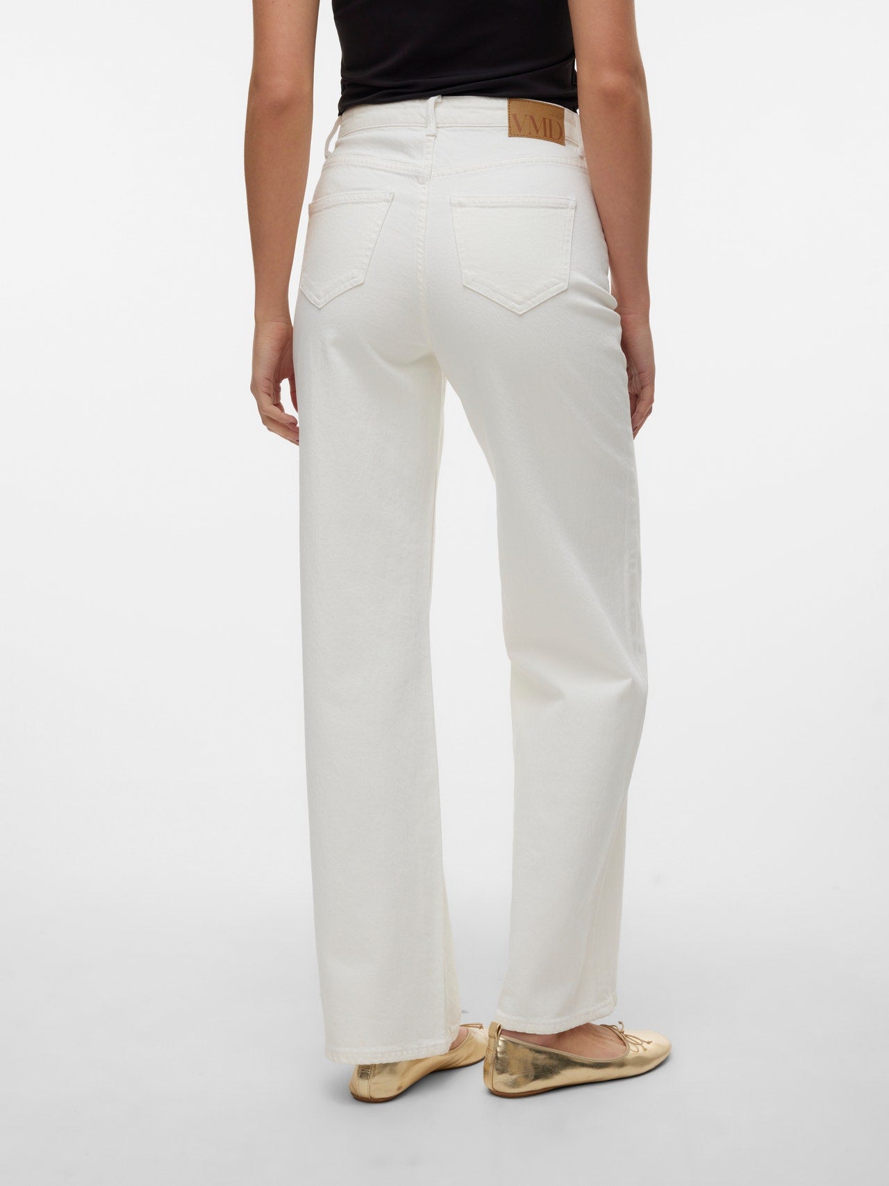 VMTESSA Hohe Taille Weit geschnitten Jeans