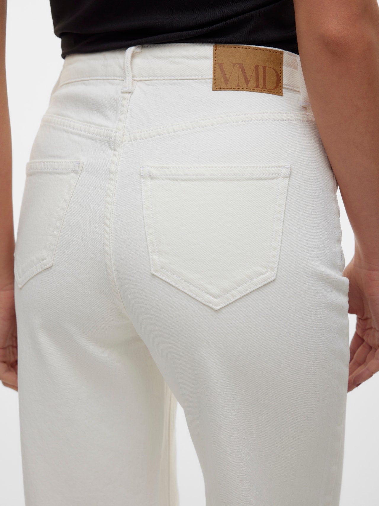 VMTESSA Hohe Taille Weit geschnitten Jeans