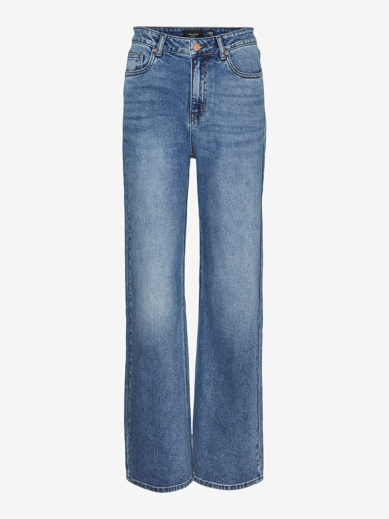 VMTESSA Hohe Taille Weit geschnitten Jeans