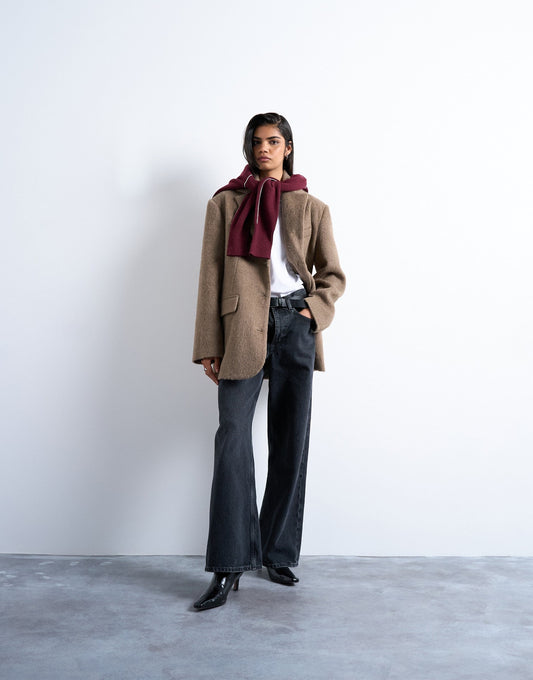 Fly-Away Kragen Jacke