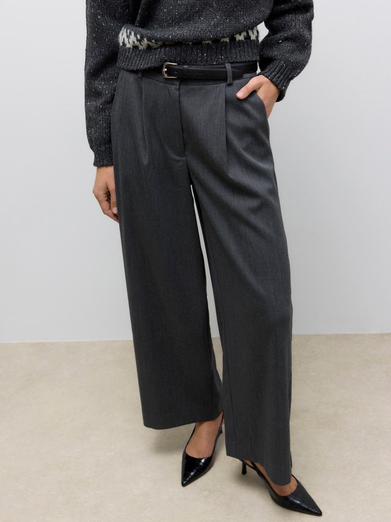 AWTAIA Mittlere Taille Hose