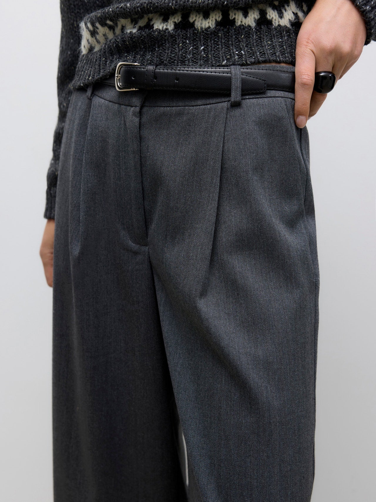 AWTAIA Mittlere Taille Hose
