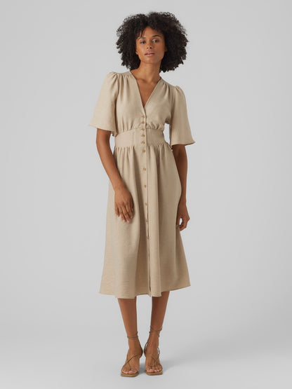 VMMELANEY Midikleid