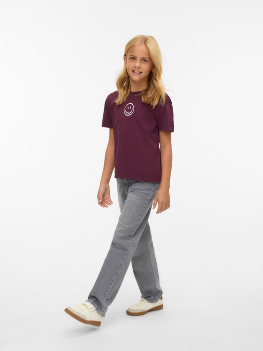 VMTESSA Hohe Taille Weiter Beinschnitt Jeans