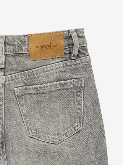 VMTESSA Hohe Taille Weiter Beinschnitt Jeans