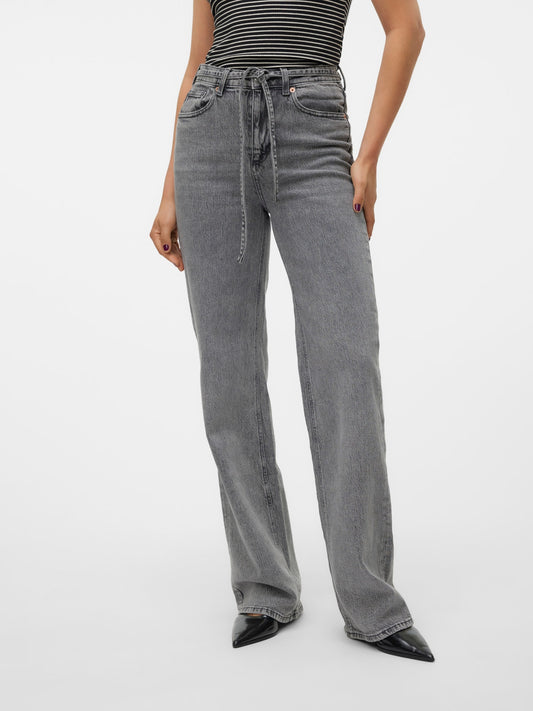 VMTESSA Hohe Taille Weit geschnitten Jeans