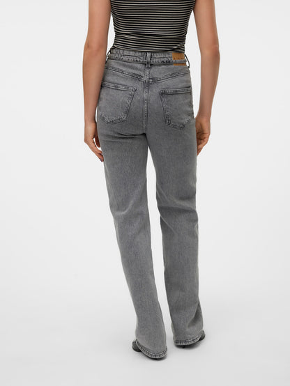 VMTESSA Hohe Taille Weit geschnitten Jeans