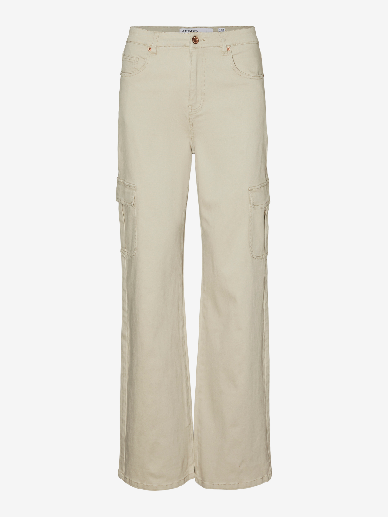 VMTESSA Hohe Taille Weit geschnitten Jeans