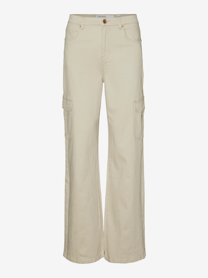 VMTESSA Hohe Taille Weit geschnitten Jeans