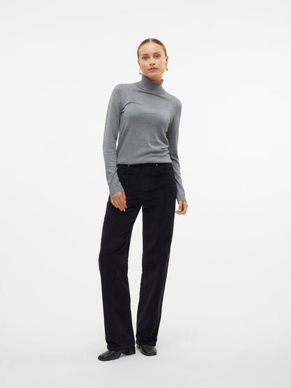 VMTESSA Hohe Taille Weit geschnitten Jeans
