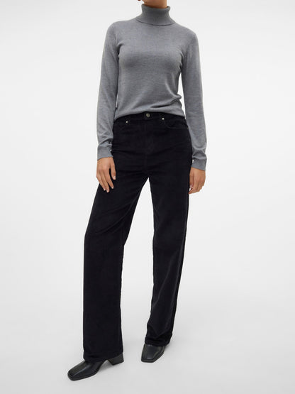 VMTESSA Hohe Taille Weit geschnitten Jeans
