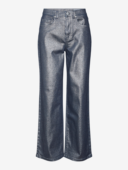 VMTESSA Hohe Taille Weit geschnitten Jeans
