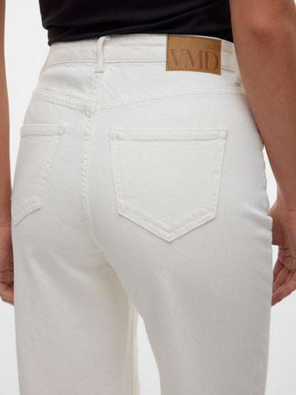 VMTESSA Hohe Taille Weit geschnitten Jeans
