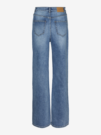 VMTESSA Hohe Taille Weit geschnitten Jeans