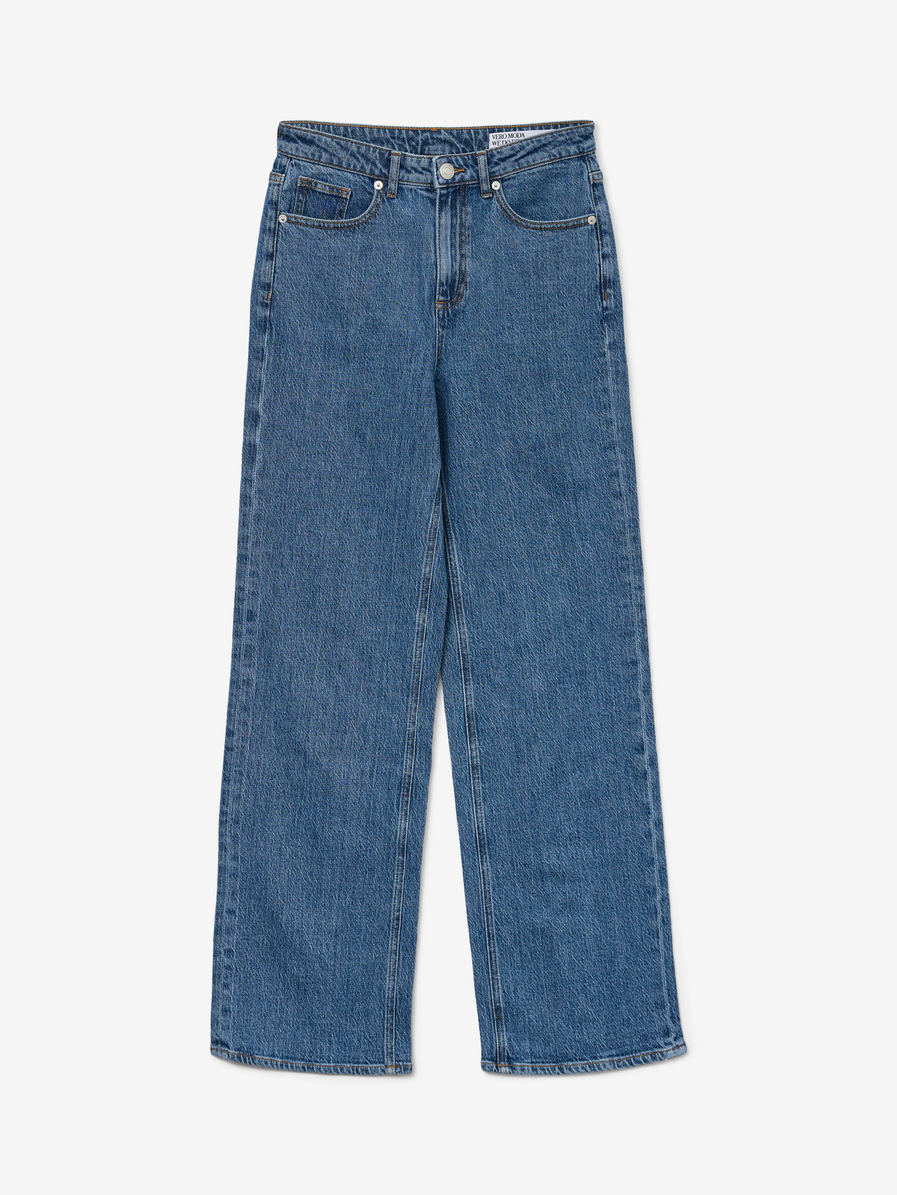 VMTESSA Hohe Taille Weit geschnitten Jeans