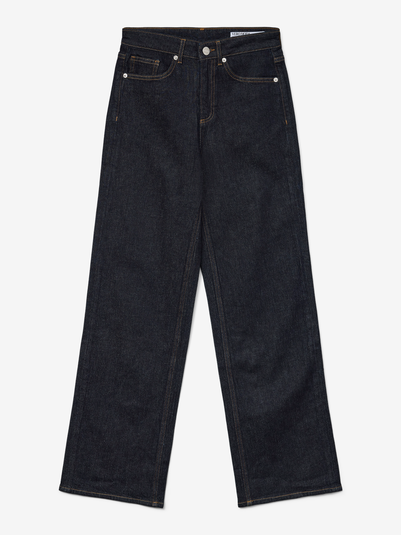 VMTESSA Hohe Taille Weit geschnitten Jeans