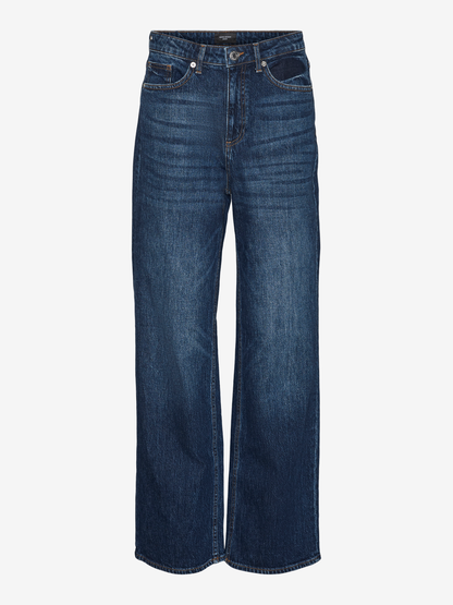 VMTESSA Hohe Taille Weit geschnitten Jeans