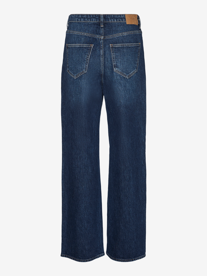 VMTESSA Hohe Taille Weit geschnitten Jeans