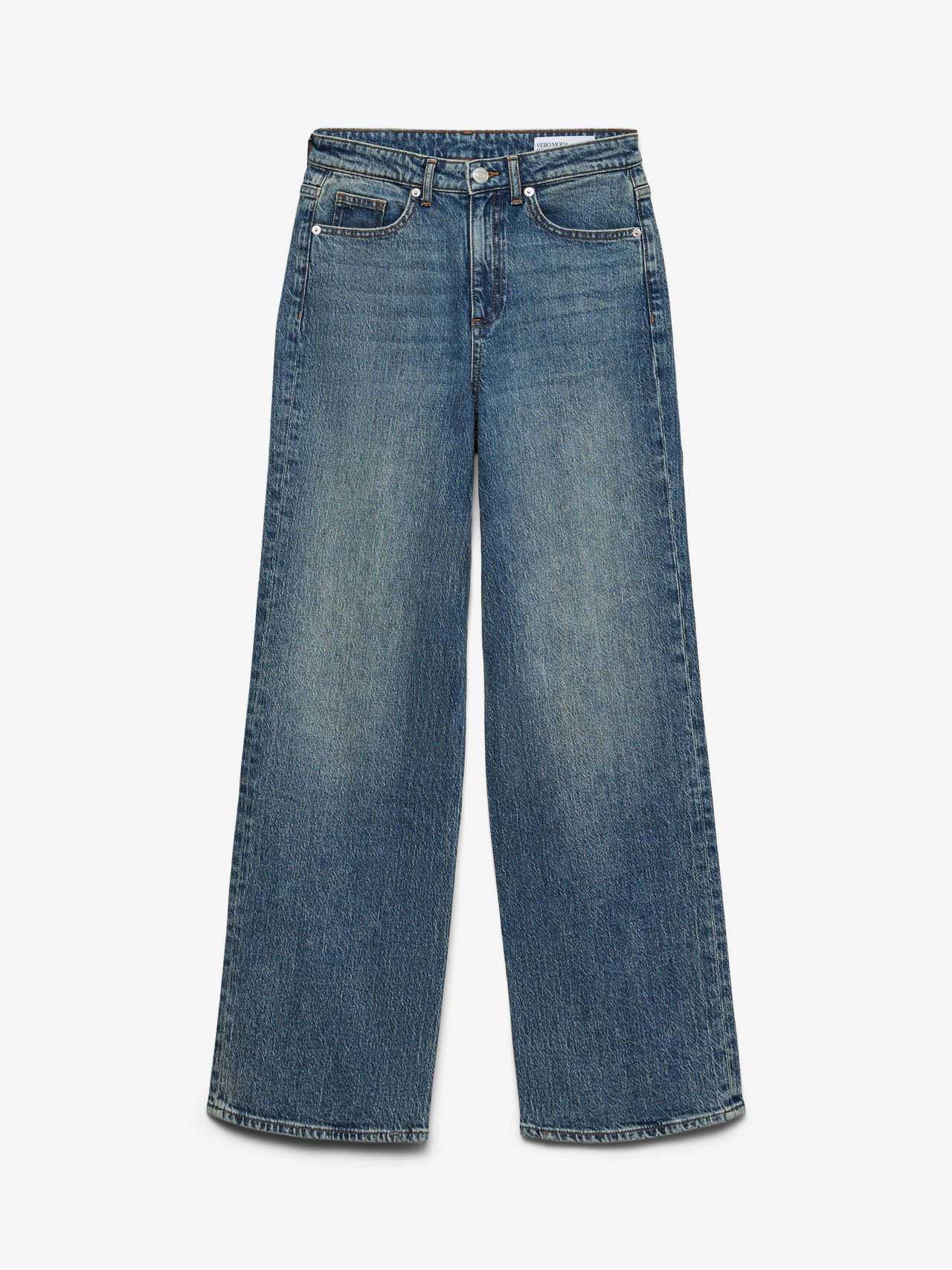 VMTESSA Hohe Taille Weit geschnitten Jeans